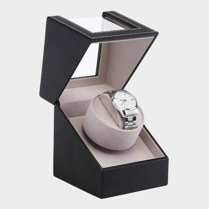 Rotating Safe Case ~ Elegant Black | Watch