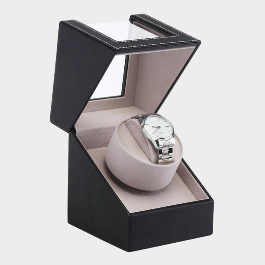 Rotating Safe Case ~ Elegant Black | Watch