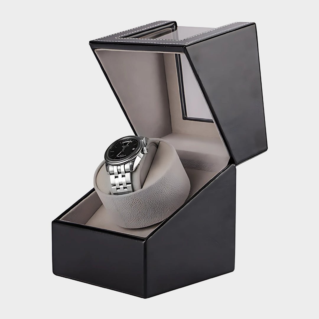 Rotating Safe Case ~ Elegant Black | Watch